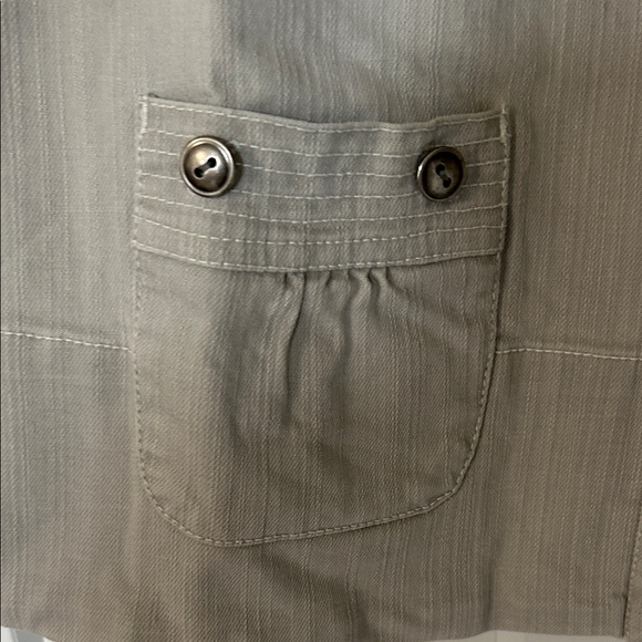 Chico's Gray Jean Jacket - Picture 3 of 13